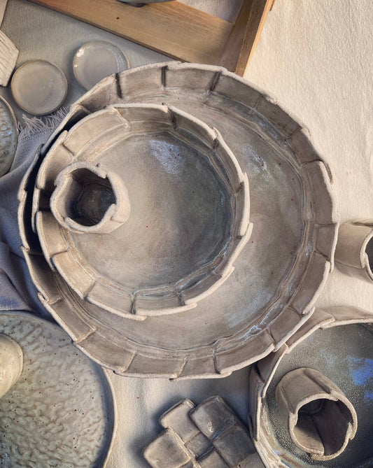 The Grey Collection| All Sizes Grey Serving Bowls and Dishes | Tor Pottery