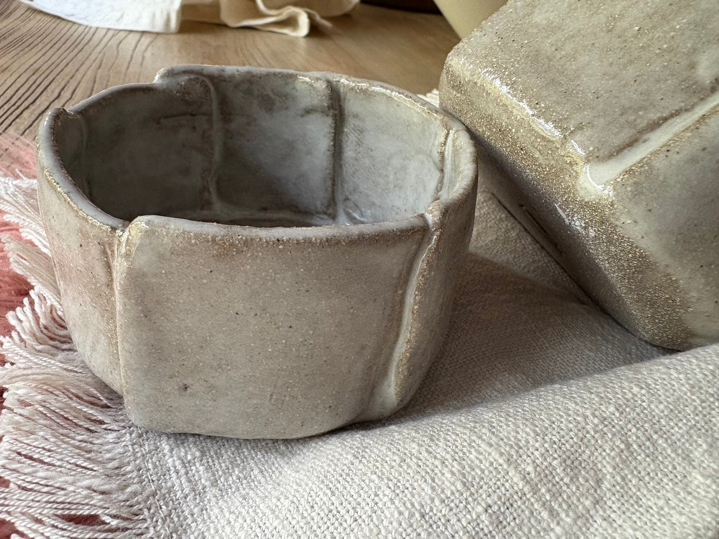 The Grey Collection| Side view of Grey Serving Bowls and Dishes | Tor Pottery