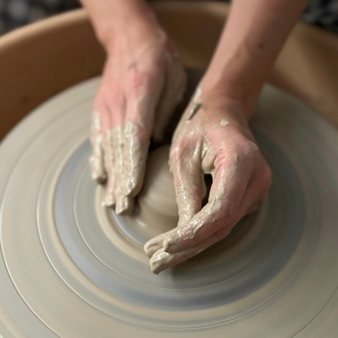 Tory Sacristan | Tory's Hands Working on her Pottery Wheel | Tor Pottery 
