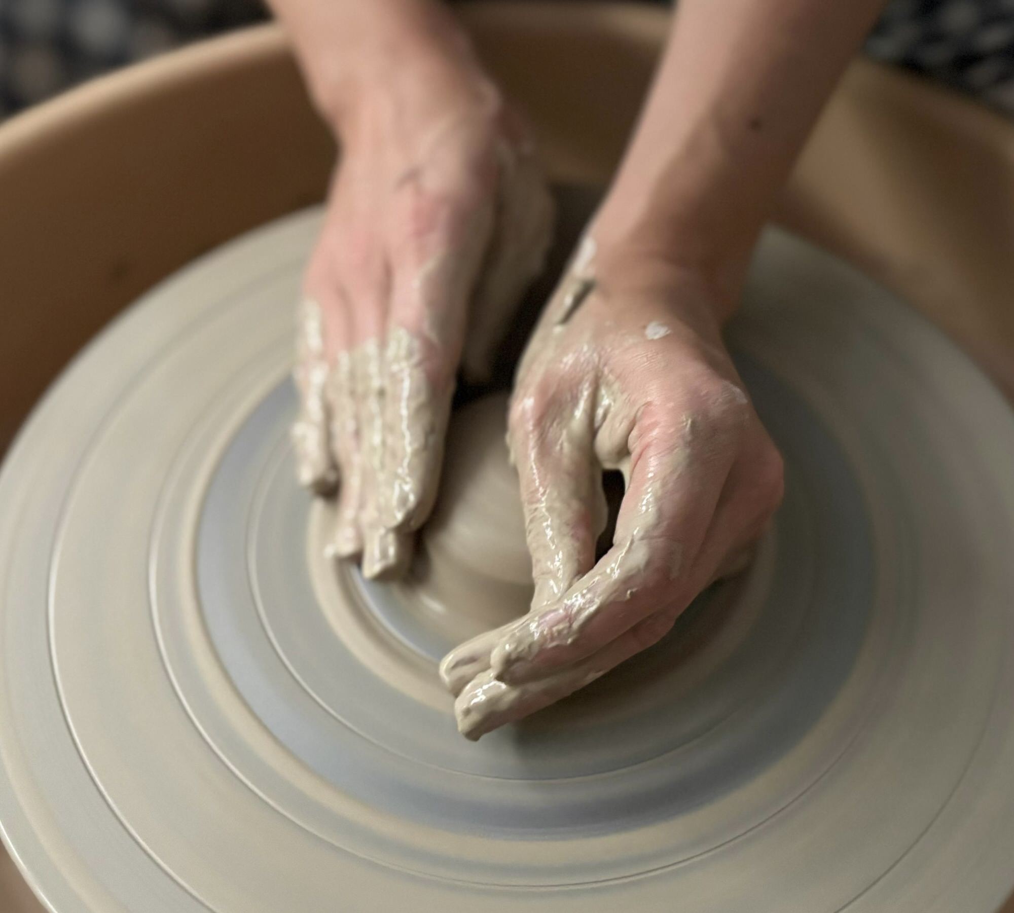 Tory Sacristan | On the Pottery Wheel | Tor Pottery 
